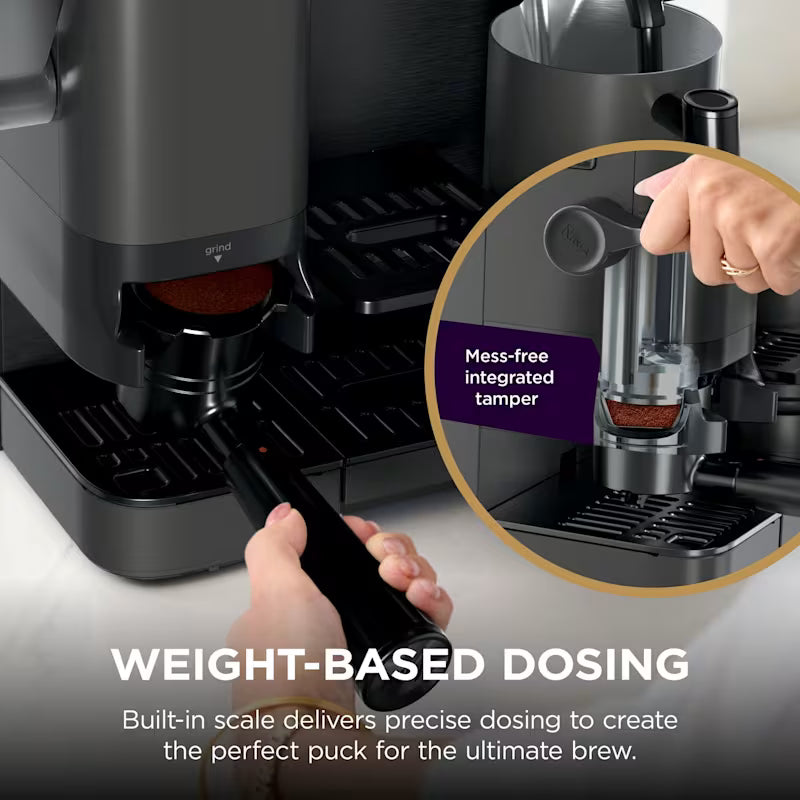 Ninja Luxe Café Pro Espresso Machine - Black on Black ES701UKBK2