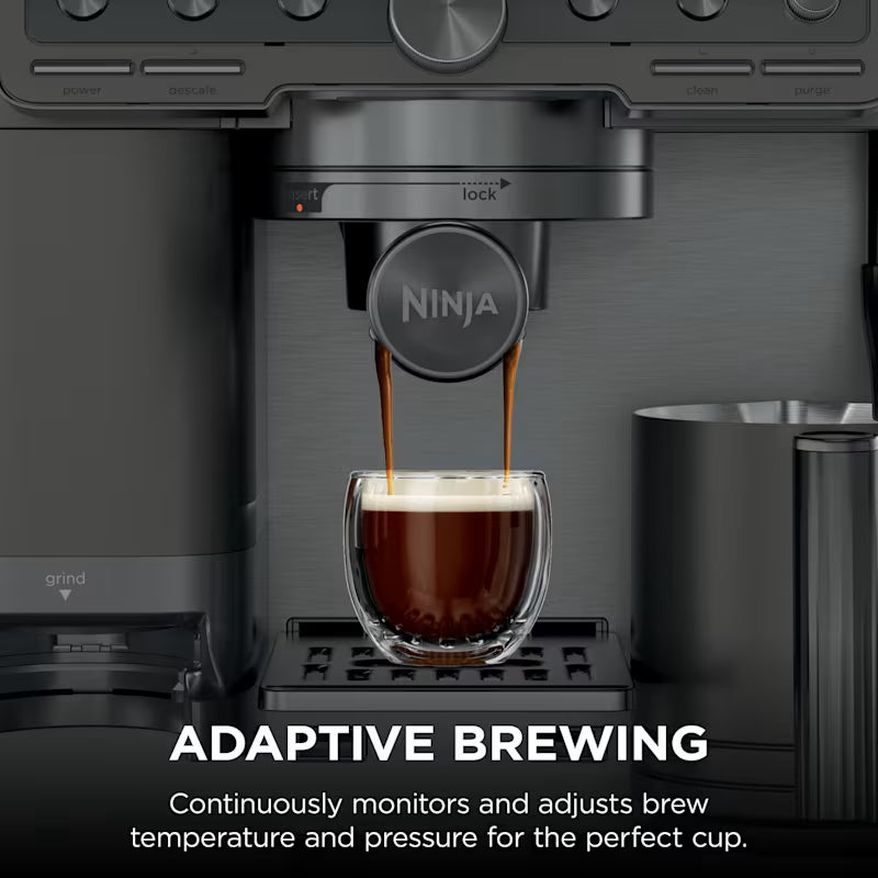 Ninja Luxe Café Pro Espresso Machine - Black on Black ES701UKBK2
