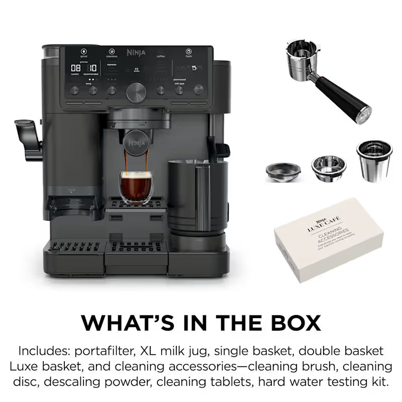 Ninja Luxe Café Pro Espresso Machine - Black on Black ES701UKBK2
