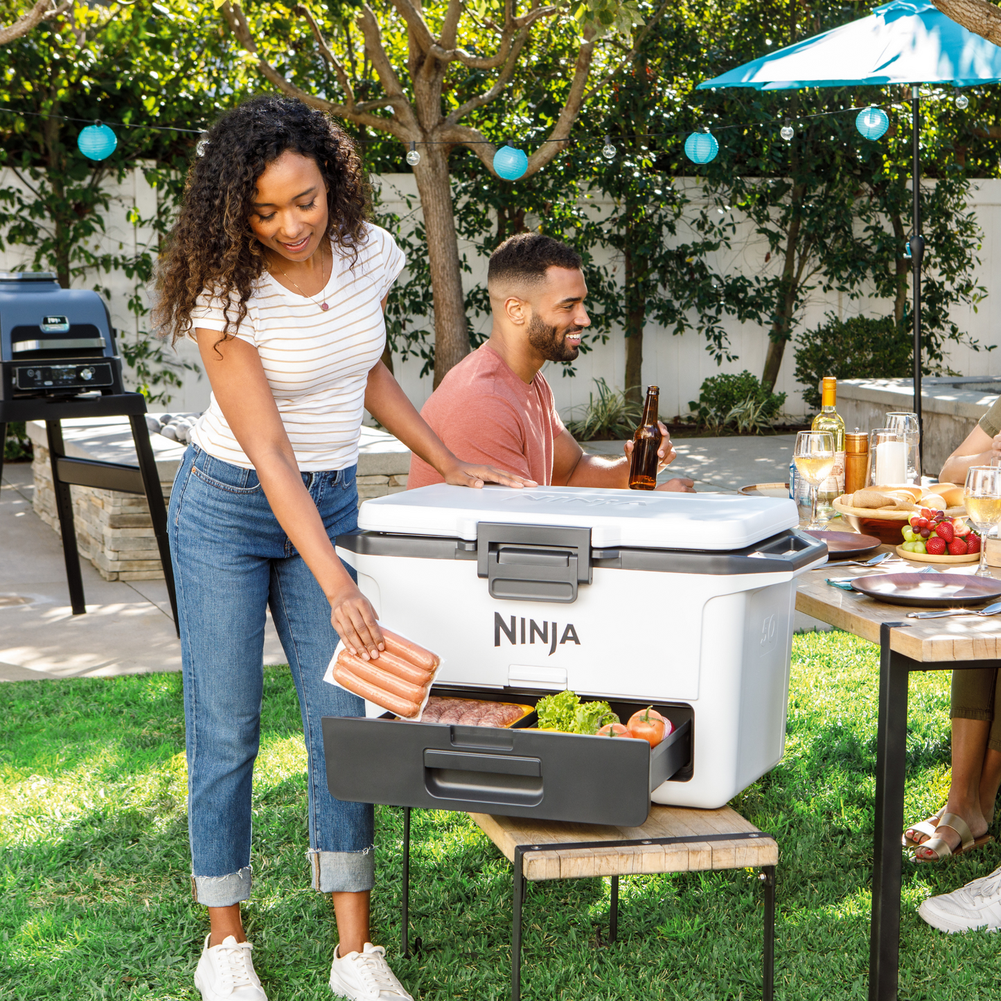 Ninja FrostVault 50QT/47L Hard Cooler - Cloud White FB151UKWH