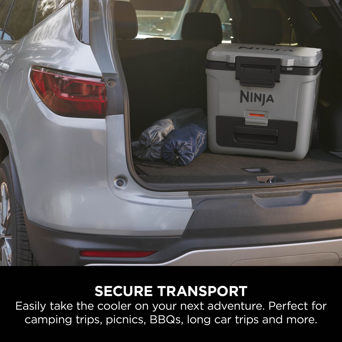 Ninja FrostVault 30QT/28L Wheeled Cooler with Dry Zone, Slate Grey FB230UKGY