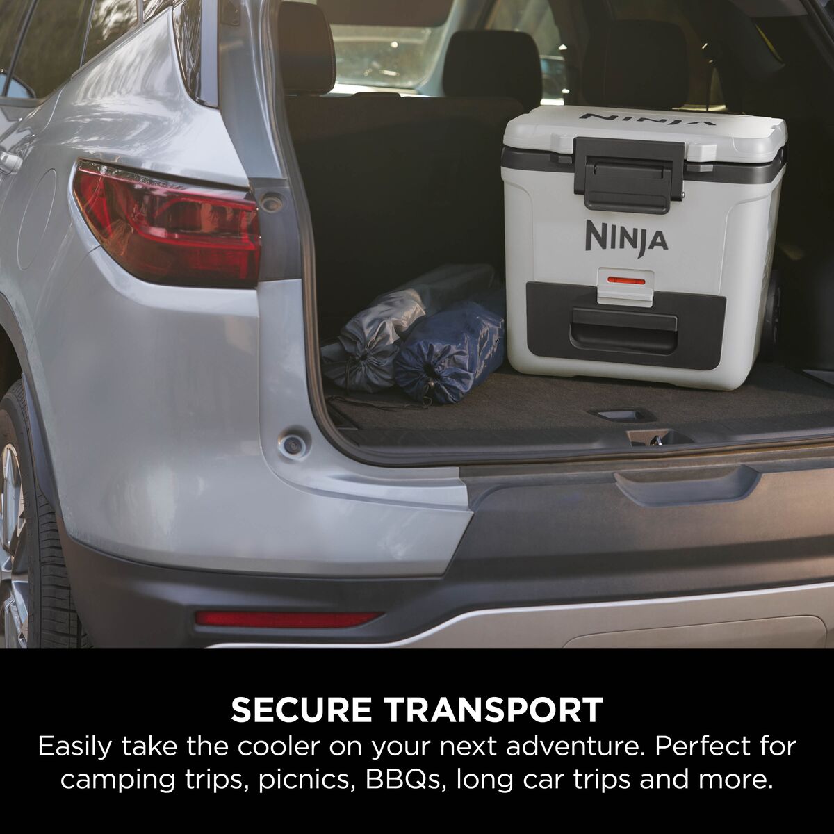 Ninja FrostVault 30QT/28L Wheeled Cooler with Dry Zone, Cloud White FB230UKWH