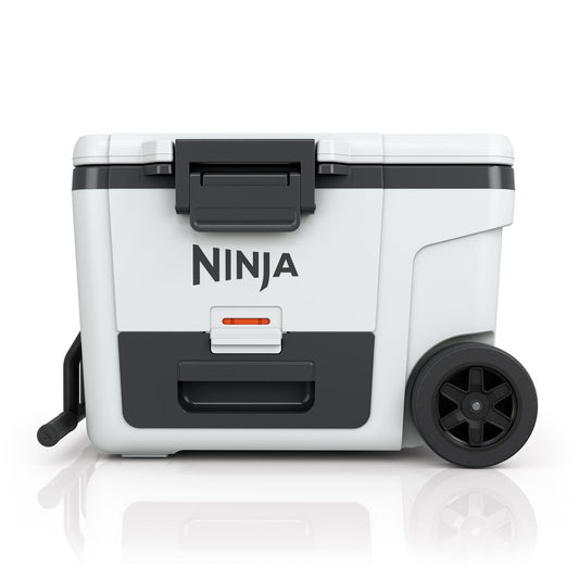 Ninja FrostVault 45QT/42L Wheeled Cooler with Dry Zone, Cloud White FB245UKWH