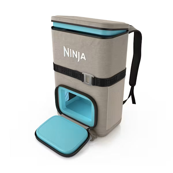 Ninja FrostVault Go 17 litre 24-Can Backpack Soft Cooler - Birch Beige