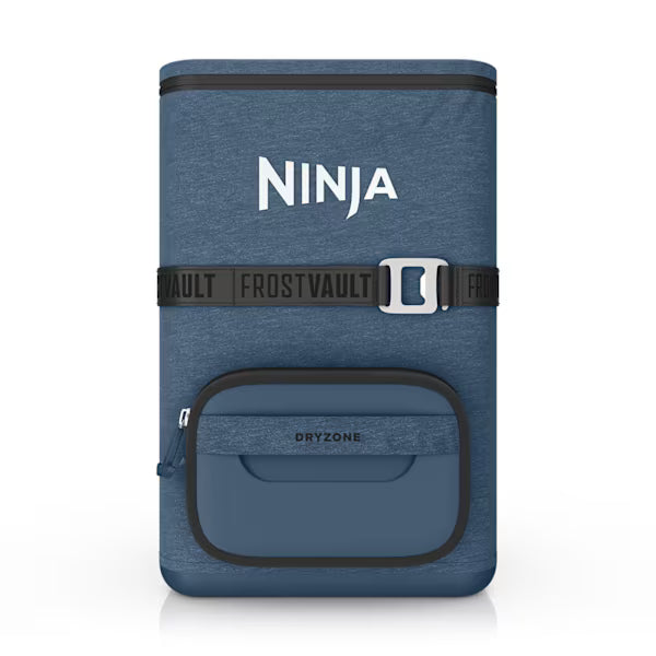 Ninja FrostVault Go 17 litre 24-Can Backpack Soft Cooler - Lakeshore Blue