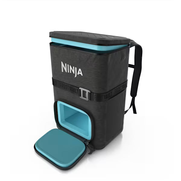 Ninja FrostVault Go 23 litre 36-can Backpack Soft Cooler - Charcoal Grey