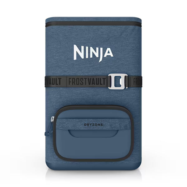 Ninja FrostVault Go 23 litre 36-can Backpack Soft Cooler - Lakeshore Blue