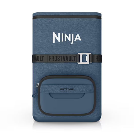 Ninja FrostVault Go 23 litre 36-can Backpack Soft Cooler - Lakeshore Blue