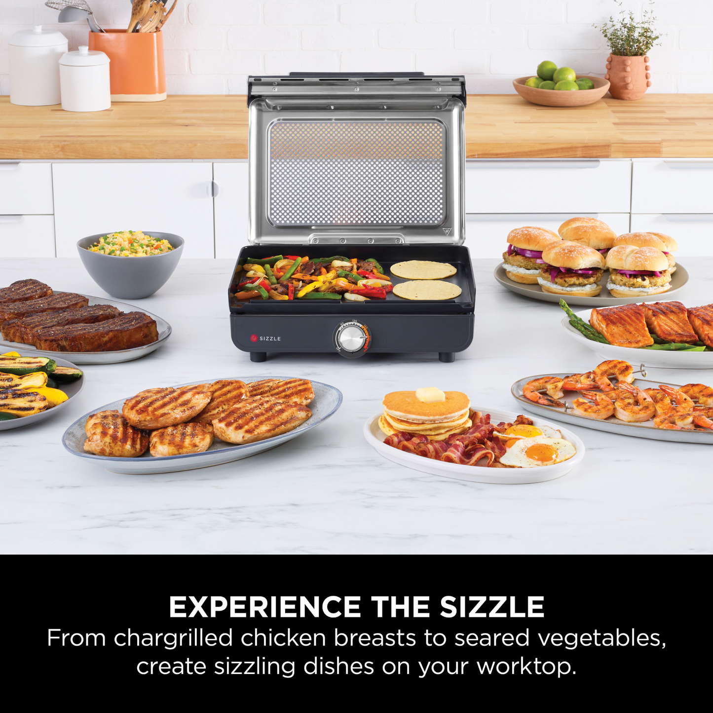 Ninja Sizzle Indoor Grill & Flat Plate GR101UK