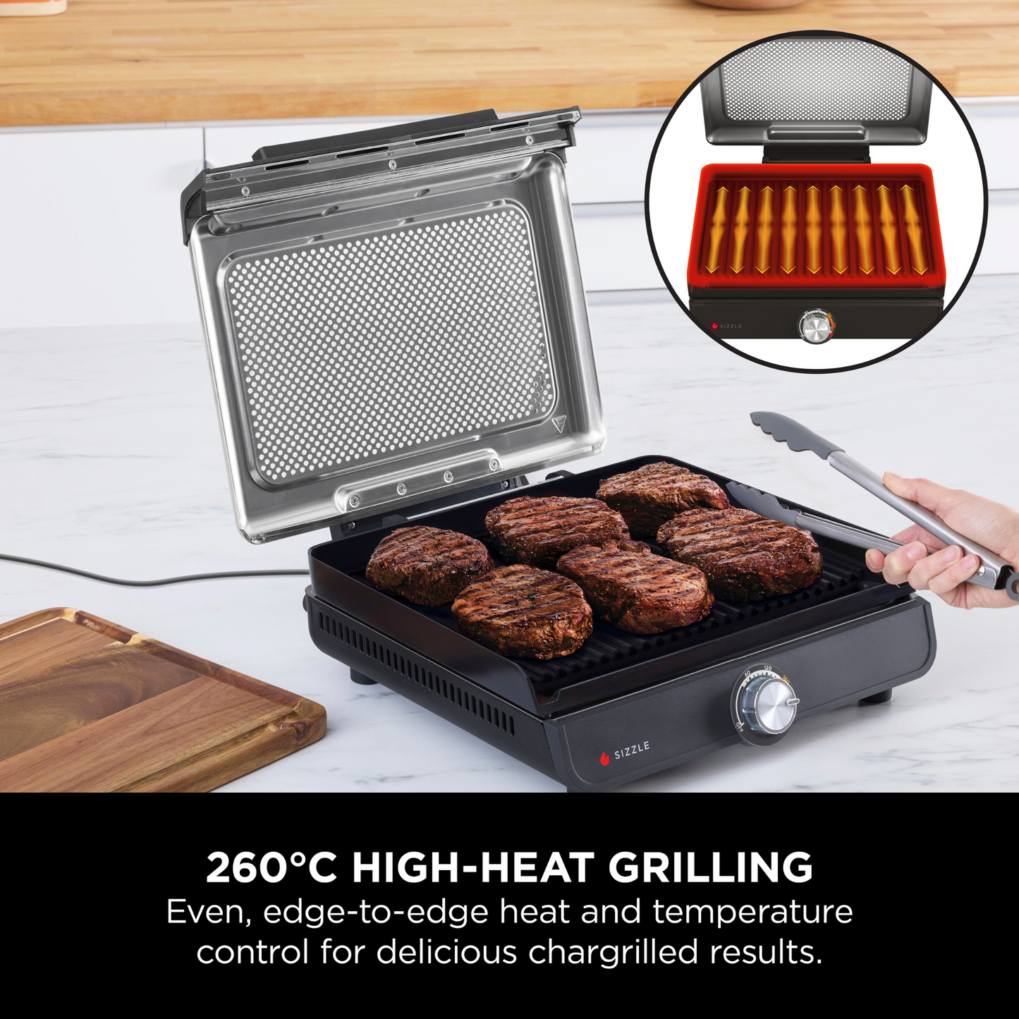Ninja Sizzle Indoor Grill & Flat Plate GR101UK