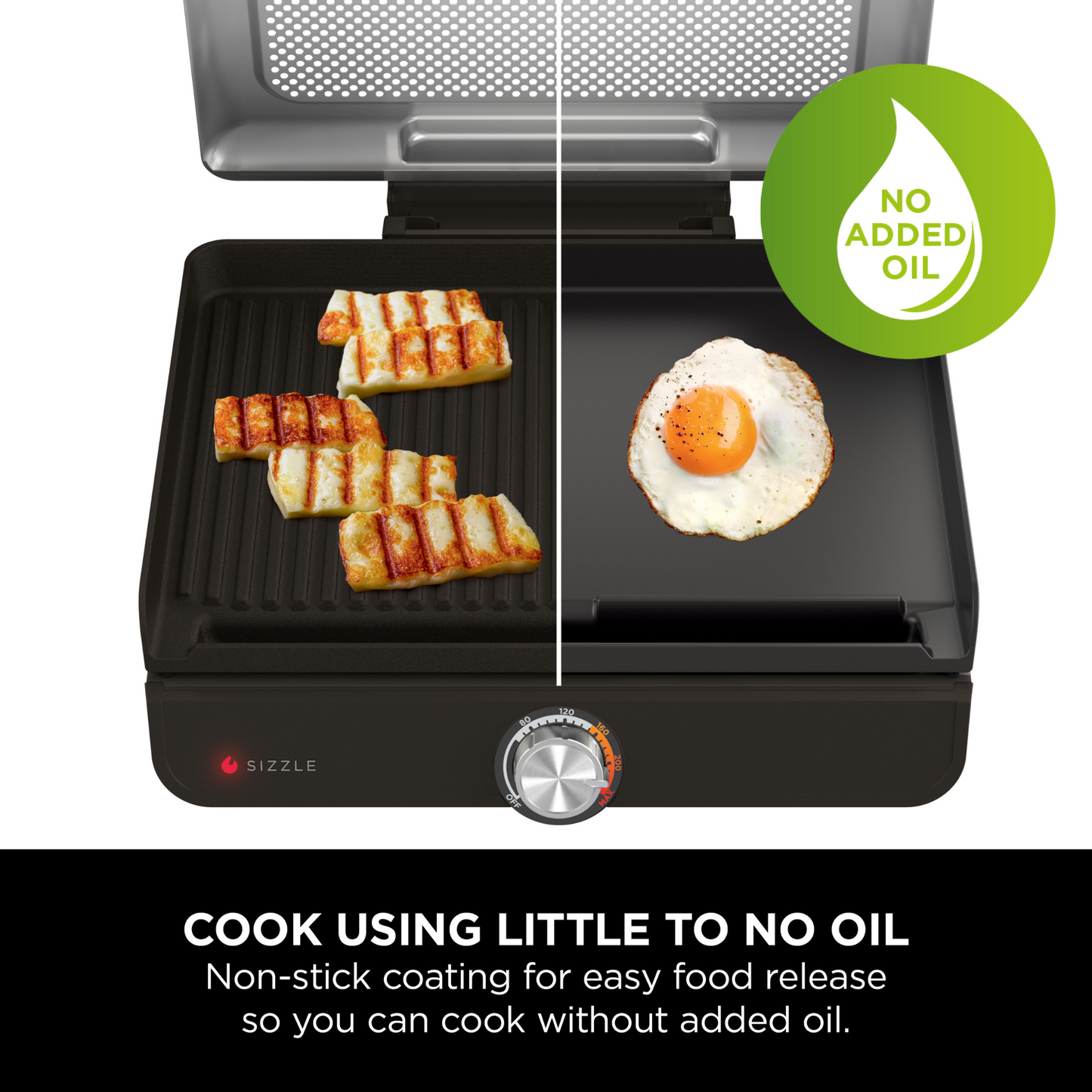 Ninja Sizzle Indoor Grill & Flat Plate GR101UK