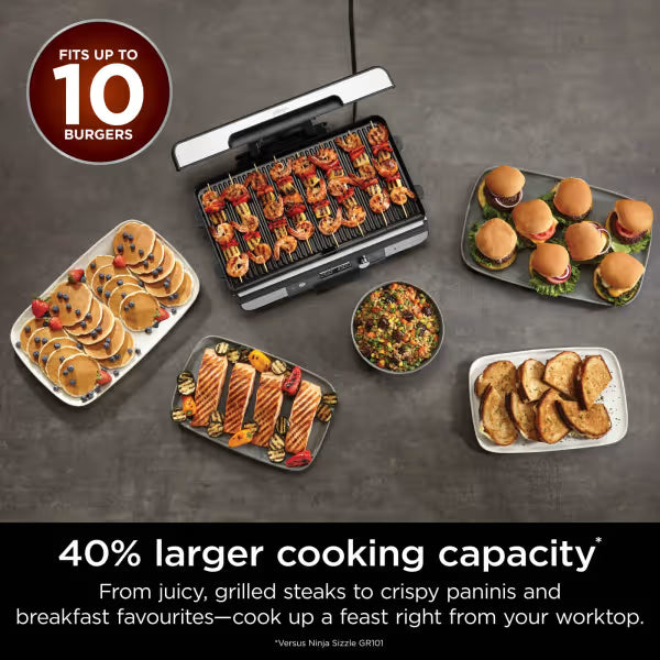 Ninja Sizzle Pro XL Grill & Flat Plate GX101UK