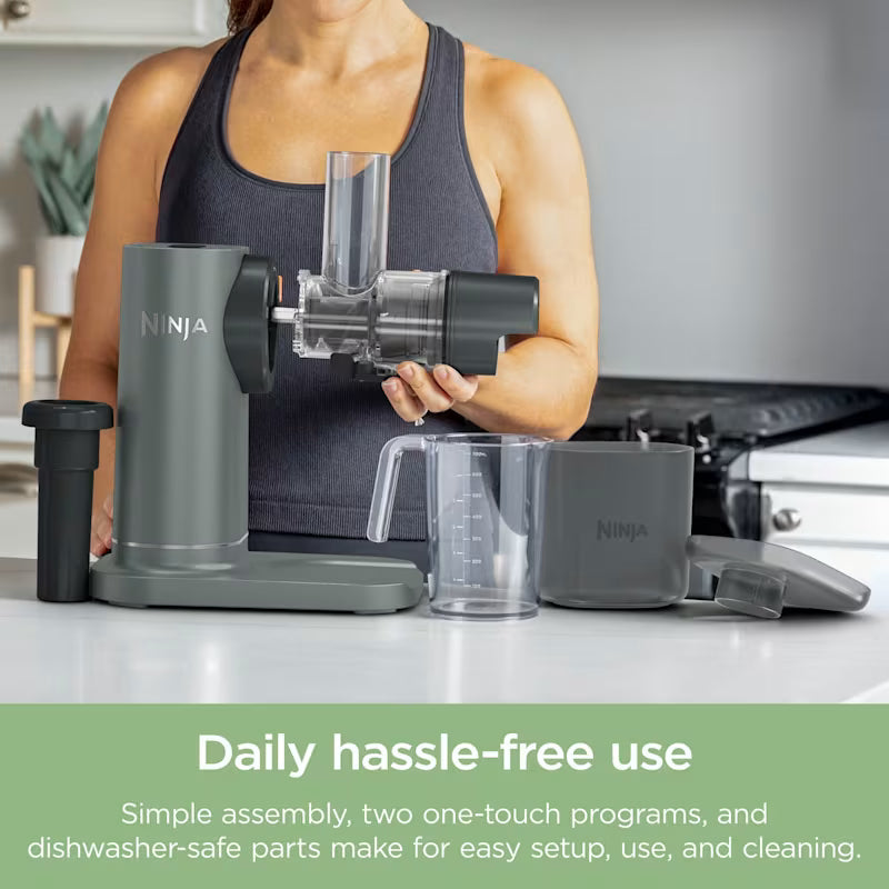 Ninja 3-in-1 Cold Press Juicer, Slicer & Shredder with Anti-Clog Filter JC152UK