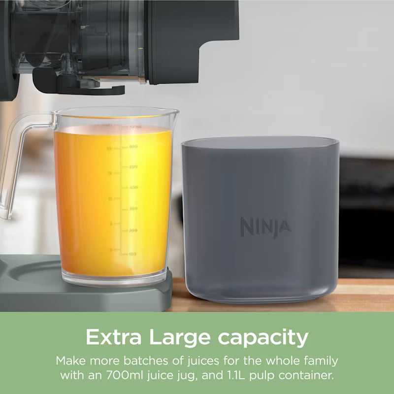 Ninja 3-in-1 Cold Press Juicer, Slicer & Shredder with Anti-Clog Filter JC152UK