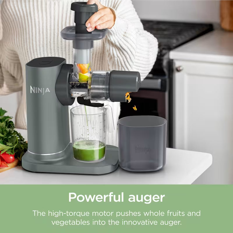 Ninja 3-in-1 Cold Press Juicer, Slicer & Shredder with Anti-Clog Filter JC152UK