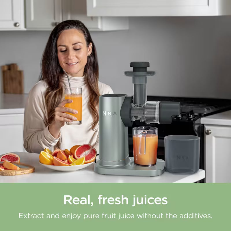 Ninja 3-in-1 Cold Press Juicer, Slicer & Shredder with Anti-Clog Filter JC152UK