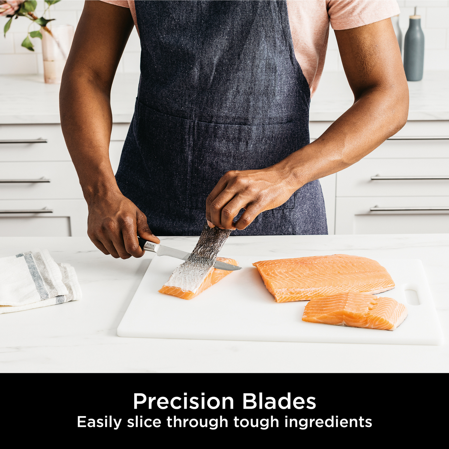 Ninja Foodi StaySharp Knife Block with Integrated Sharpener – 5-Piece Set [K32005UK]