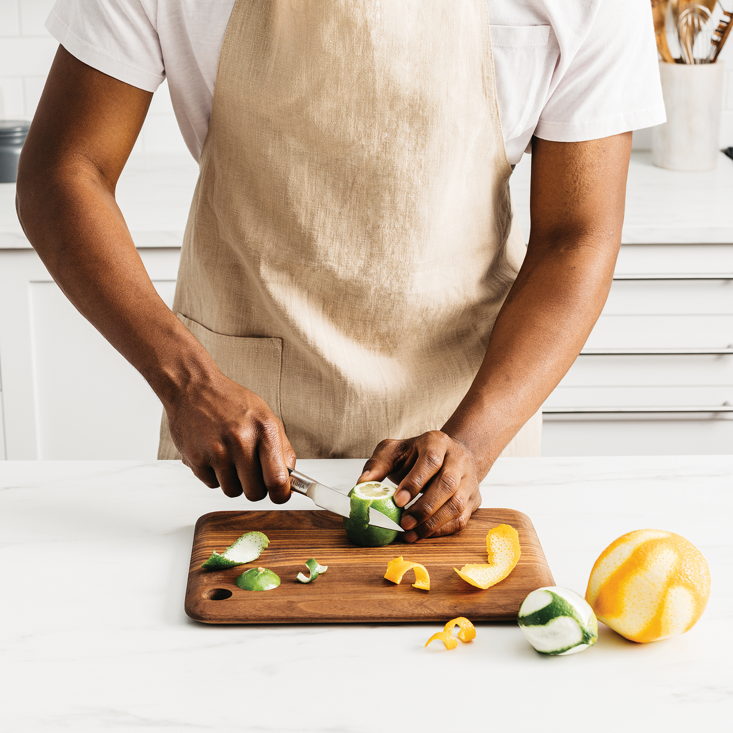 Ninja Foodi StaySharp Knife Block with Integrated Sharpener – 5-Piece Set [K32005UK]