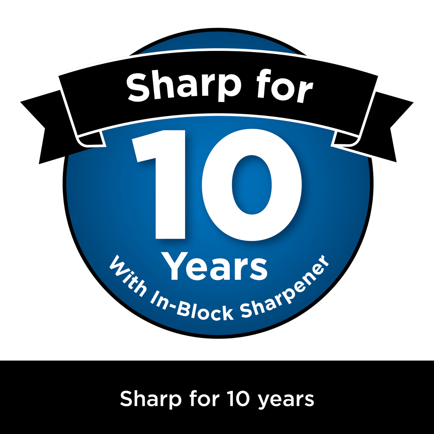 Ninja Foodi StaySharp Knife Block with Integrated Sharpener 6-Piece Set K32006UK