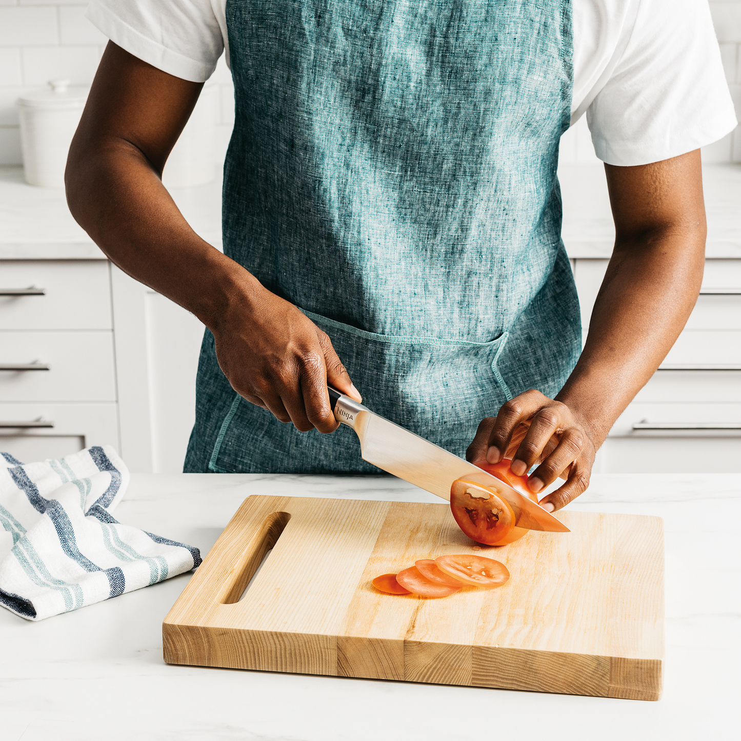 Ninja Foodi StaySharp Knife Block with Integrated Sharpener 6-Piece Set K32006UK