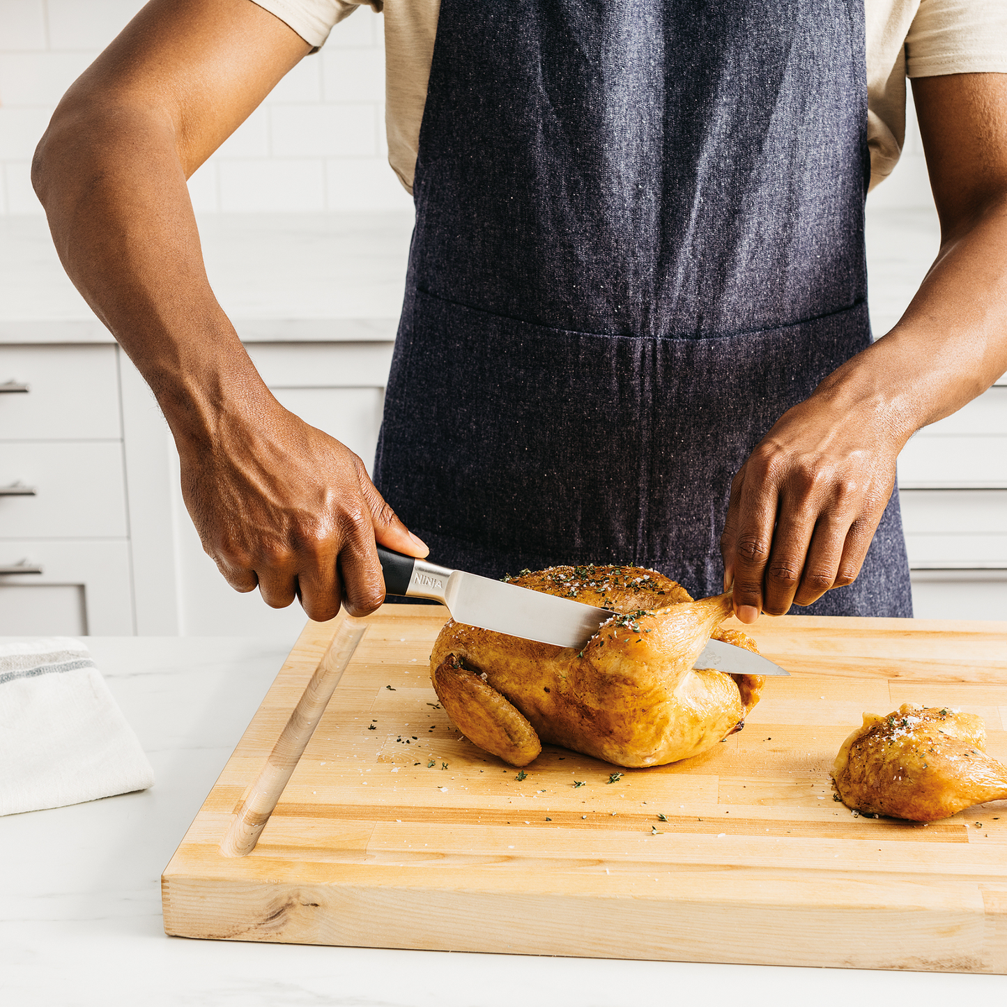 Ninja Foodi StaySharp Knife Block with Integrated Sharpener 6-Piece Set K32006UK