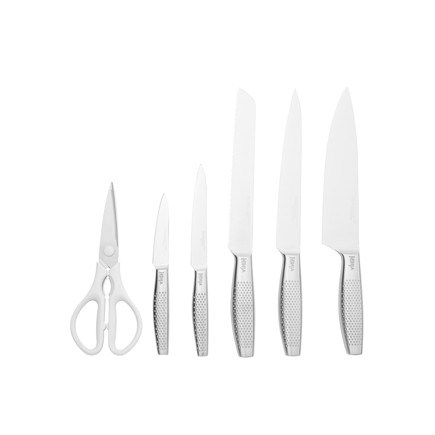 Ninja StaySharp Stainless 6-Piece Knife Set & White Block – K62006EUWH