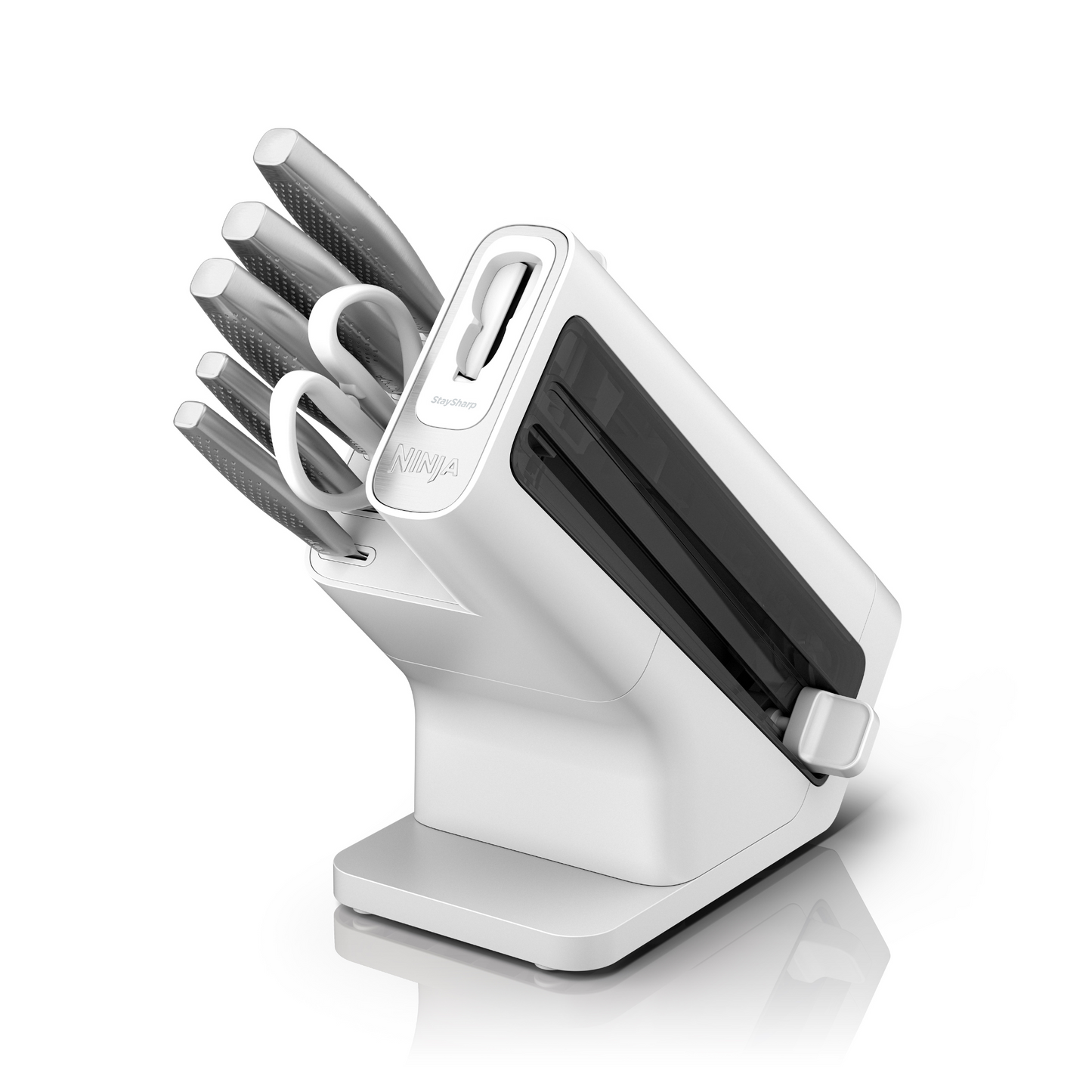 Ninja StaySharp Stainless 6-Piece Knife Set & White Block – K62006EUWH