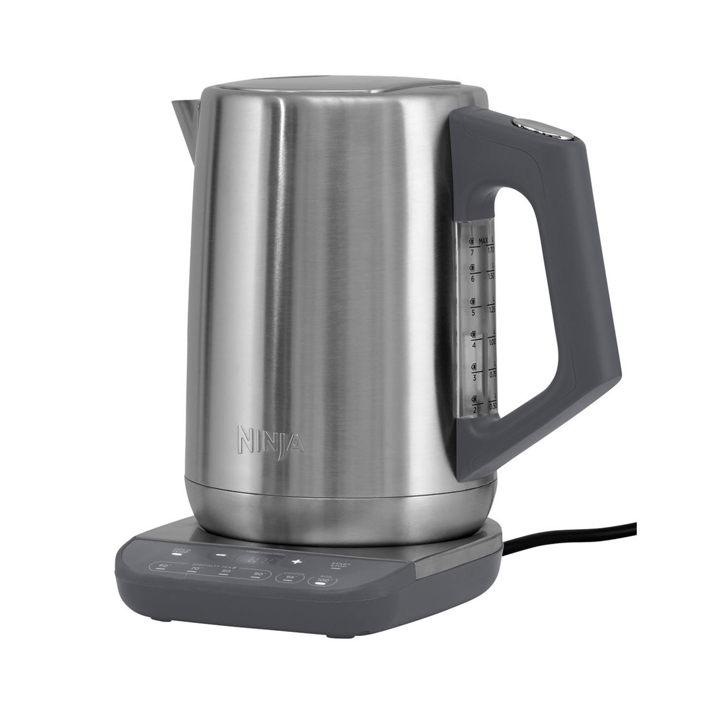 Ninja Stainless Steel Perfect Temperature Kettle, Rapid Boil – KT201UK
