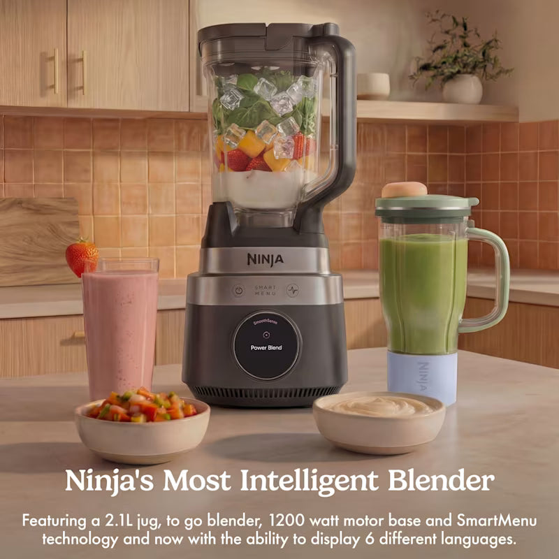 Ninja CrushBOSS 2-in-1 Blender Duo with BlendBOSS Tumbler - Onyx LB301UKBK