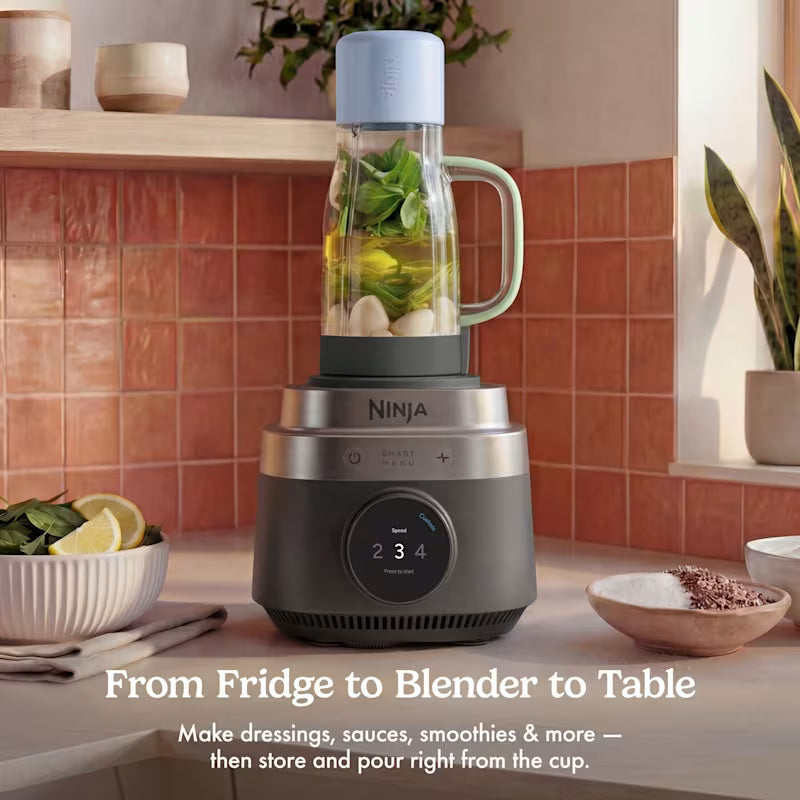 Ninja CrushBOSS 2-in-1 Blender Duo with BlendBOSS Tumbler - Onyx LB301UKBK