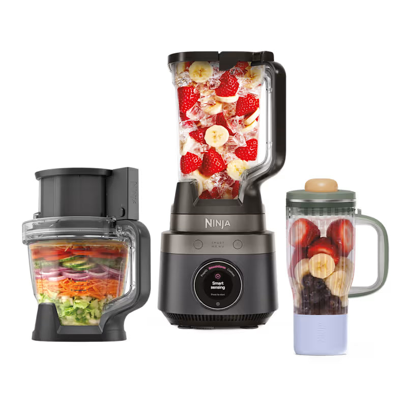 Ninja CrushBOSS 3-in-1 Kitchen System with Food Processor & Tumbler - Onyx LB401UKBK