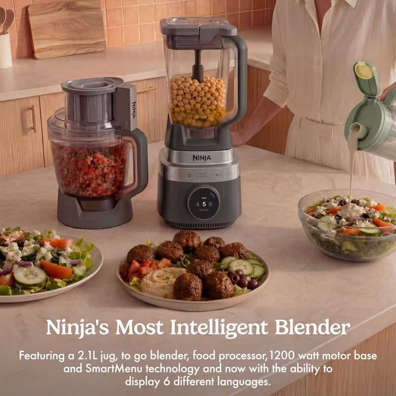 Ninja CrushBOSS 3-in-1 Kitchen System with Food Processor & Tumbler - Onyx LB401UKBK