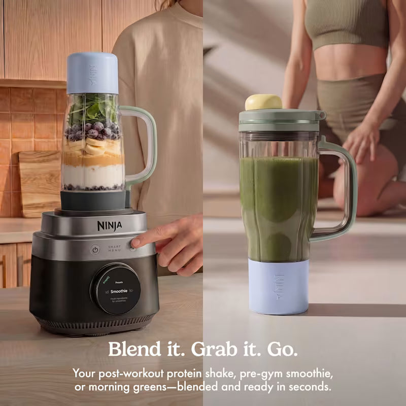 Ninja CrushBOSS 3-in-1 Kitchen System with Food Processor & Tumbler - Onyx LB401UKBK