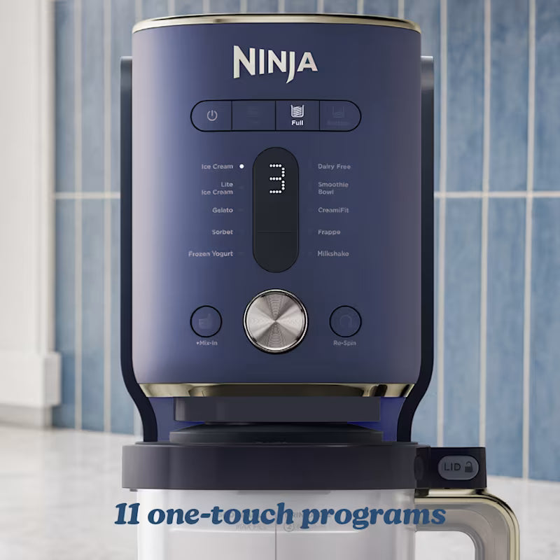 Ninja CREAMi XL 11-in-1 Ice Cream Maker – Navy NC601UK