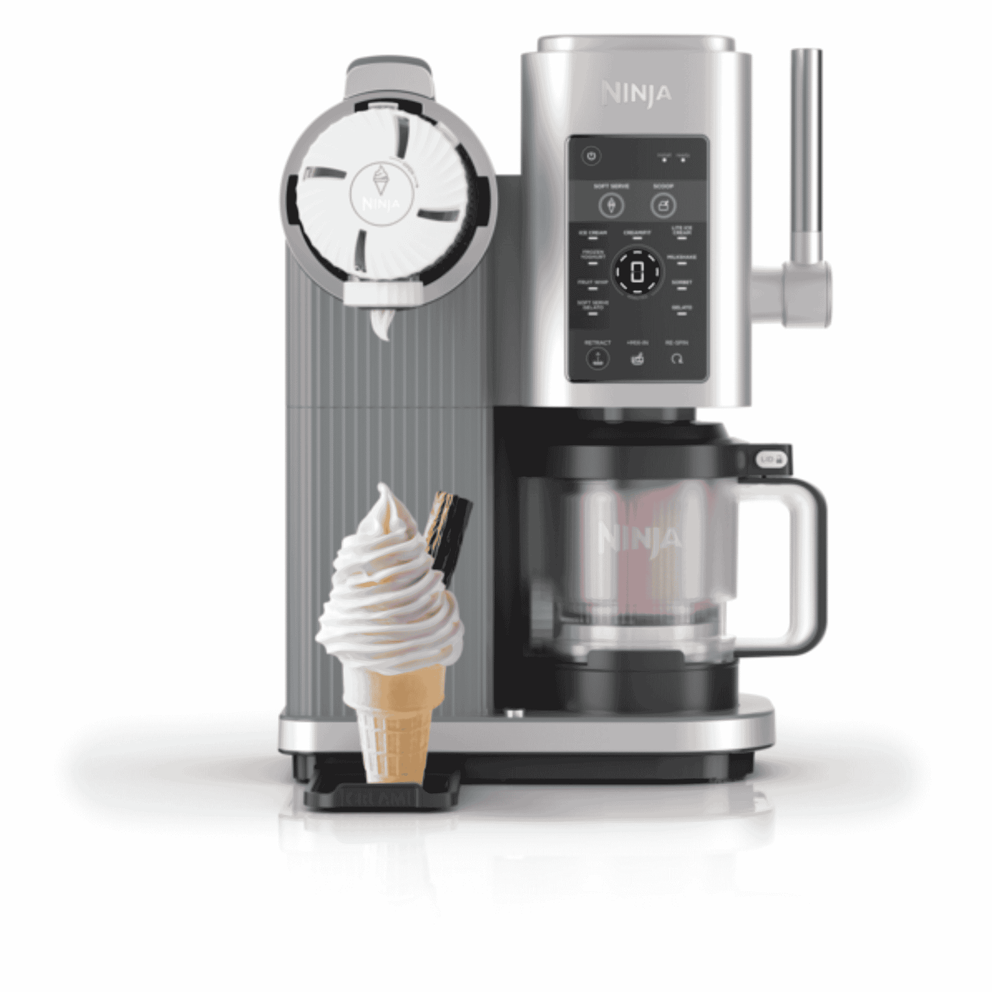 Ninja Swirl by CREAMi 13-in-1 Soft Serve & Ice Cream Maker NC701UK