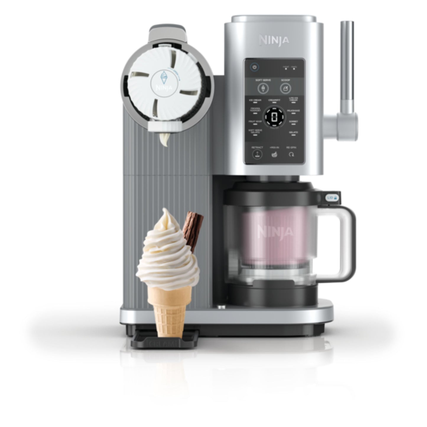 Ninja Swirl by CREAMi 13-in-1 Soft Serve & Ice Cream Maker NC701UK