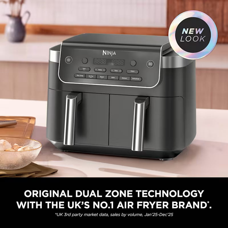 Ninja DualZone 7.6L 2-Drawer Air Fryer - DZ801UK