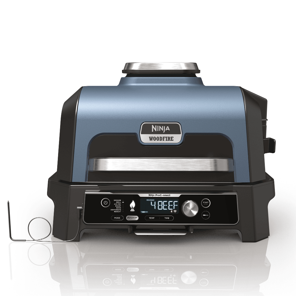 Ninja Woodfire Pro Connect XL Electric BBQ Grill & Smoker OG901UK – Free BBQ Cover