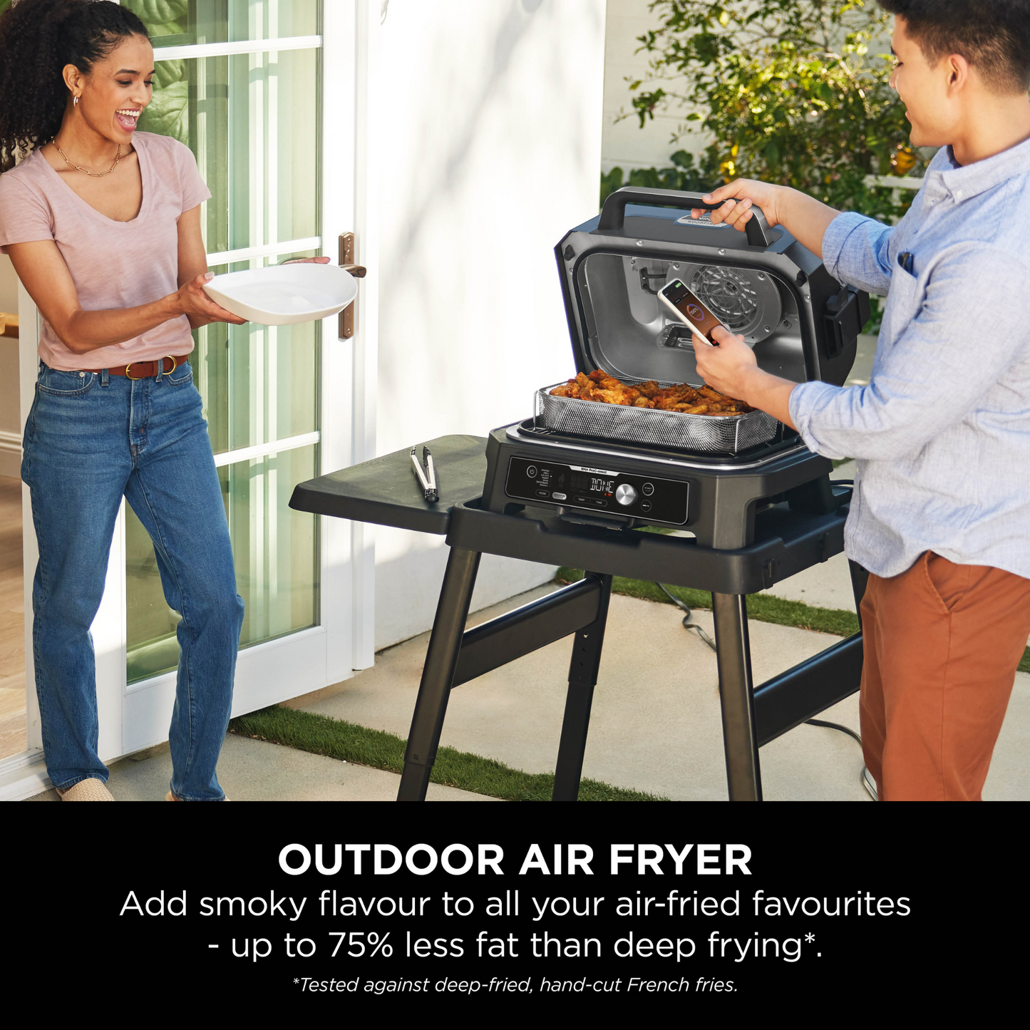 Ninja Woodfire Pro Connect XL Electric BBQ Grill & Smoker OG901UK