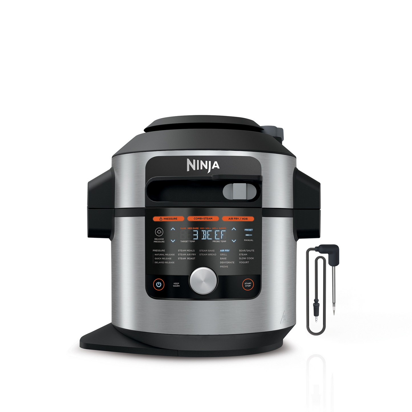 Ninja Foodi MAX 15-in-1 SmartLid Multi-Cooker with Smart Cook System 7.5L OL750UK