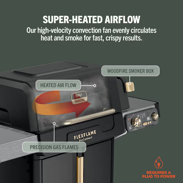 Ninja FlexFlame ProConnect Gas BBQ & Outdoor Cooking System PG305UK