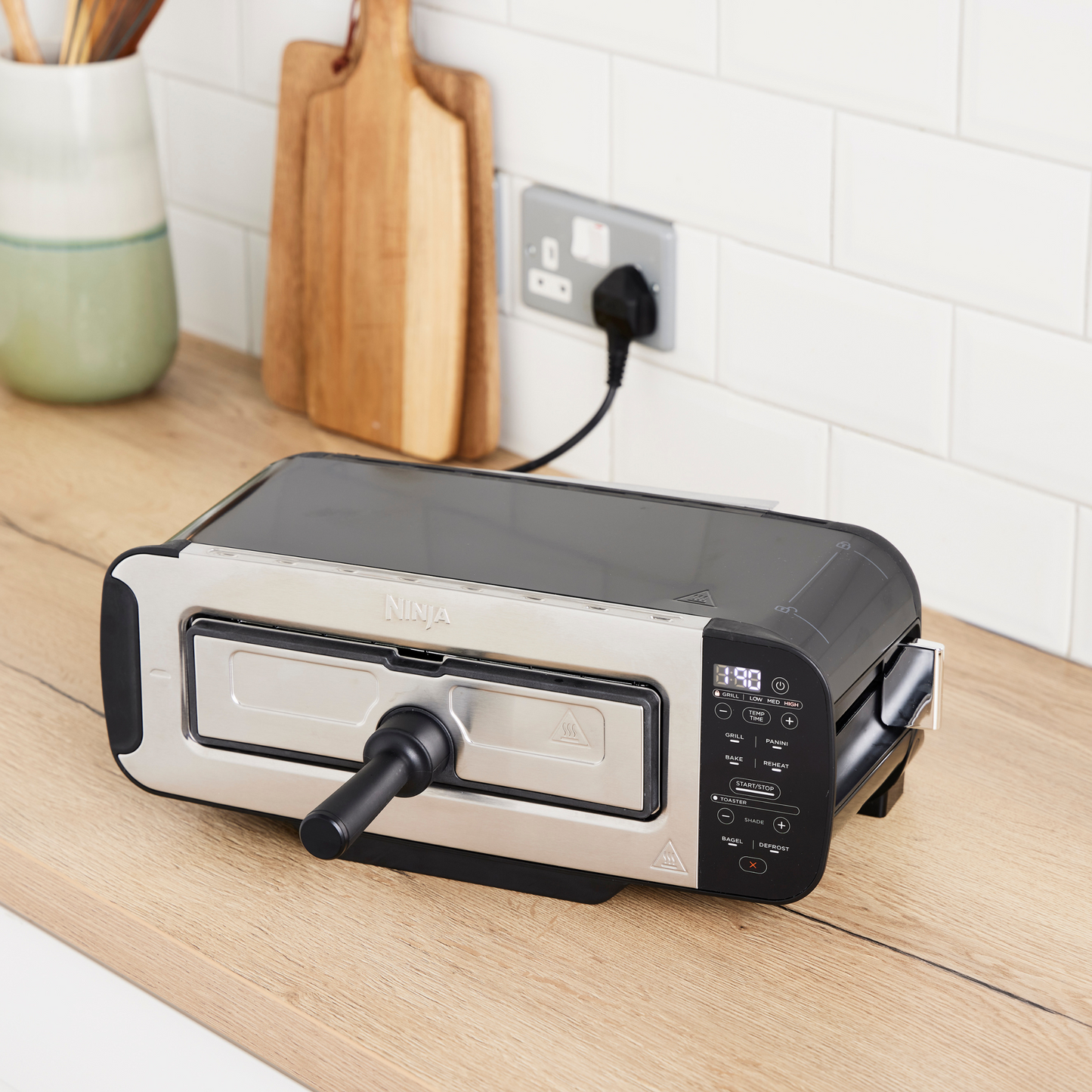 Ninja Foodi 3-in-1 Toaster, Grill & Panini Press [Black] ST200UK