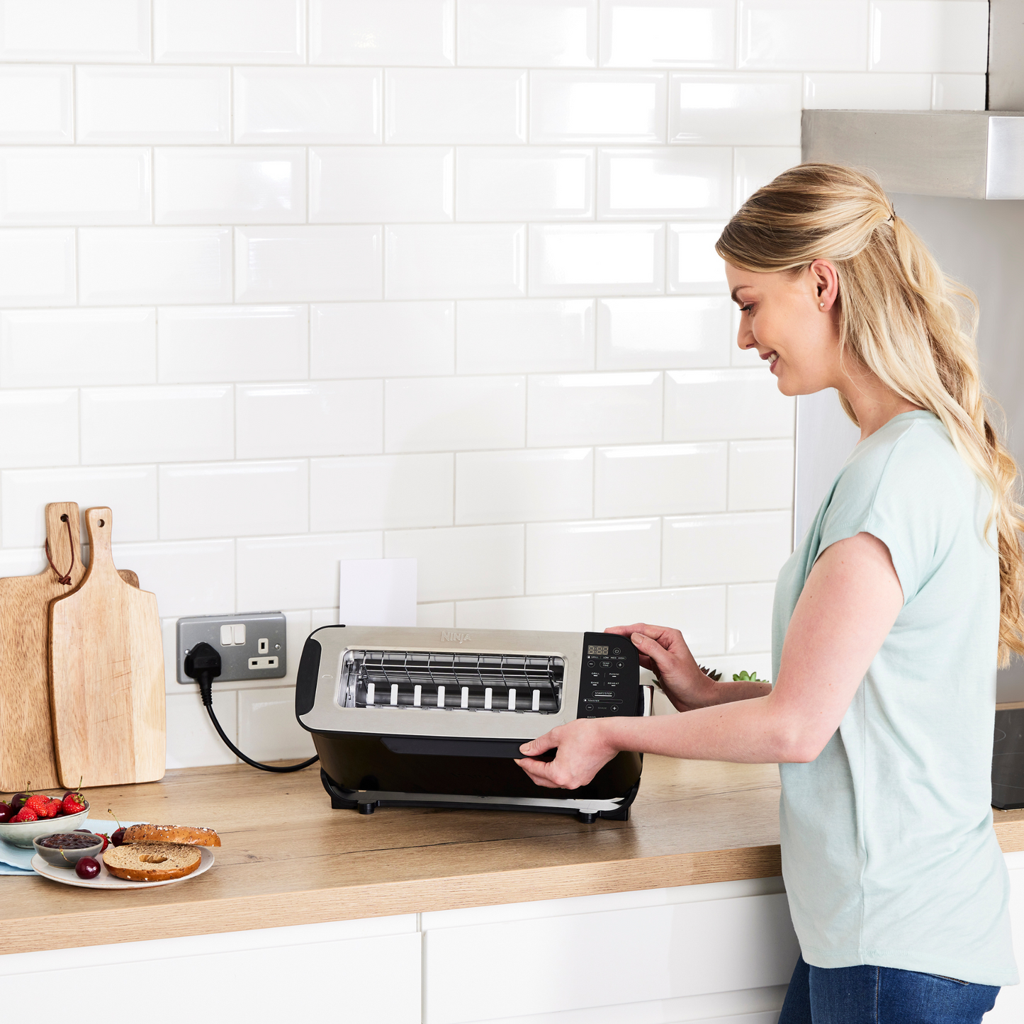 Ninja Foodi 3-in-1 Toaster, Grill & Panini Press [Black] ST200UK