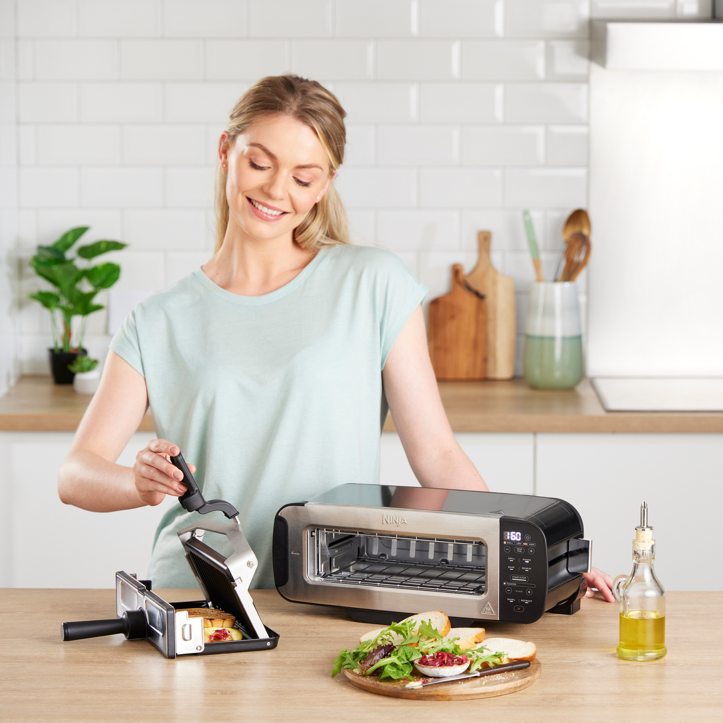Ninja Foodi 3-in-1 Toaster, Grill & Panini Press [Black] ST200UK