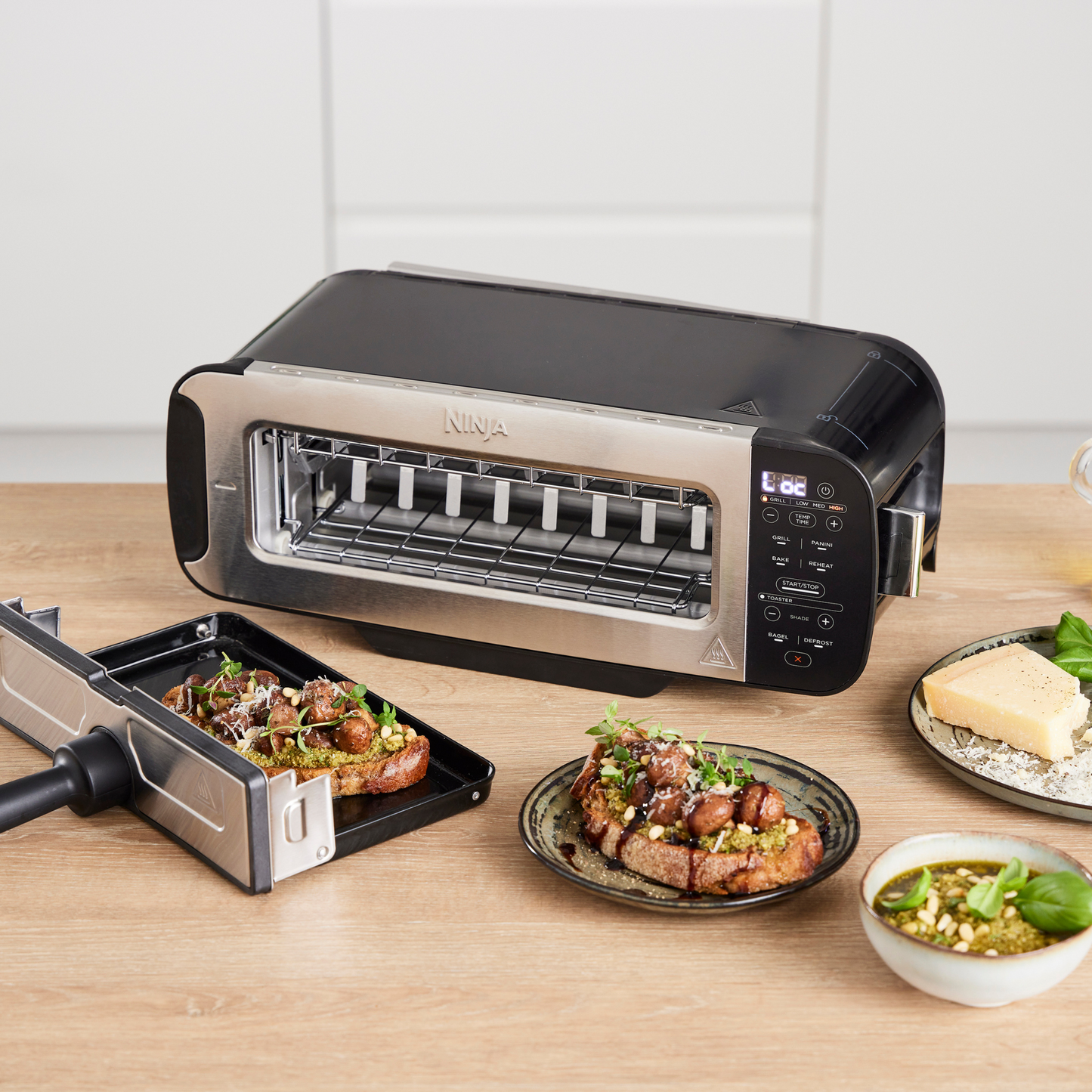 Ninja Foodi 3-in-1 Toaster, Grill & Panini Press [Black] ST200UK