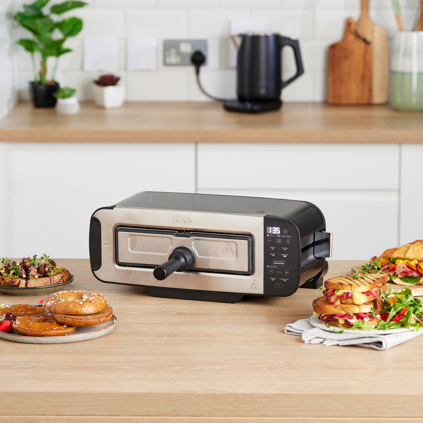 Ninja Foodi 3-in-1 Toaster, Grill & Panini Press [Black] ST200UK