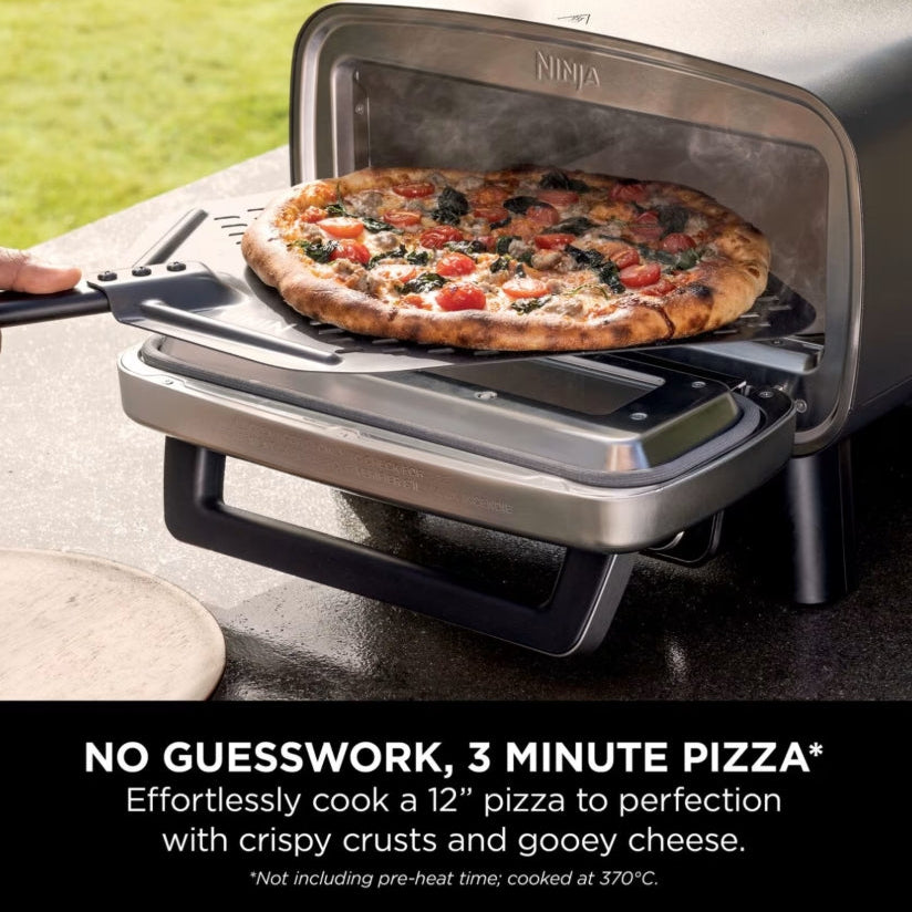 Ninja Artisan Electric Outdoor Pizza Oven & Air Fryer and Cover Bundle MO203UK