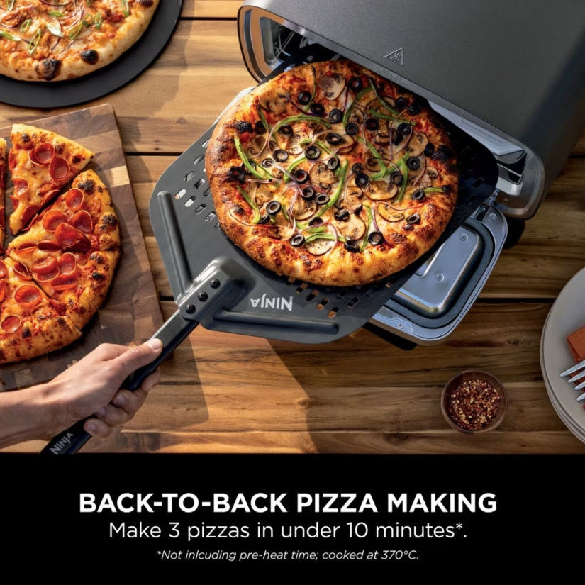 Ninja Artisan Electric Outdoor Pizza Oven & Air Fryer and Cover Bundle MO203UK