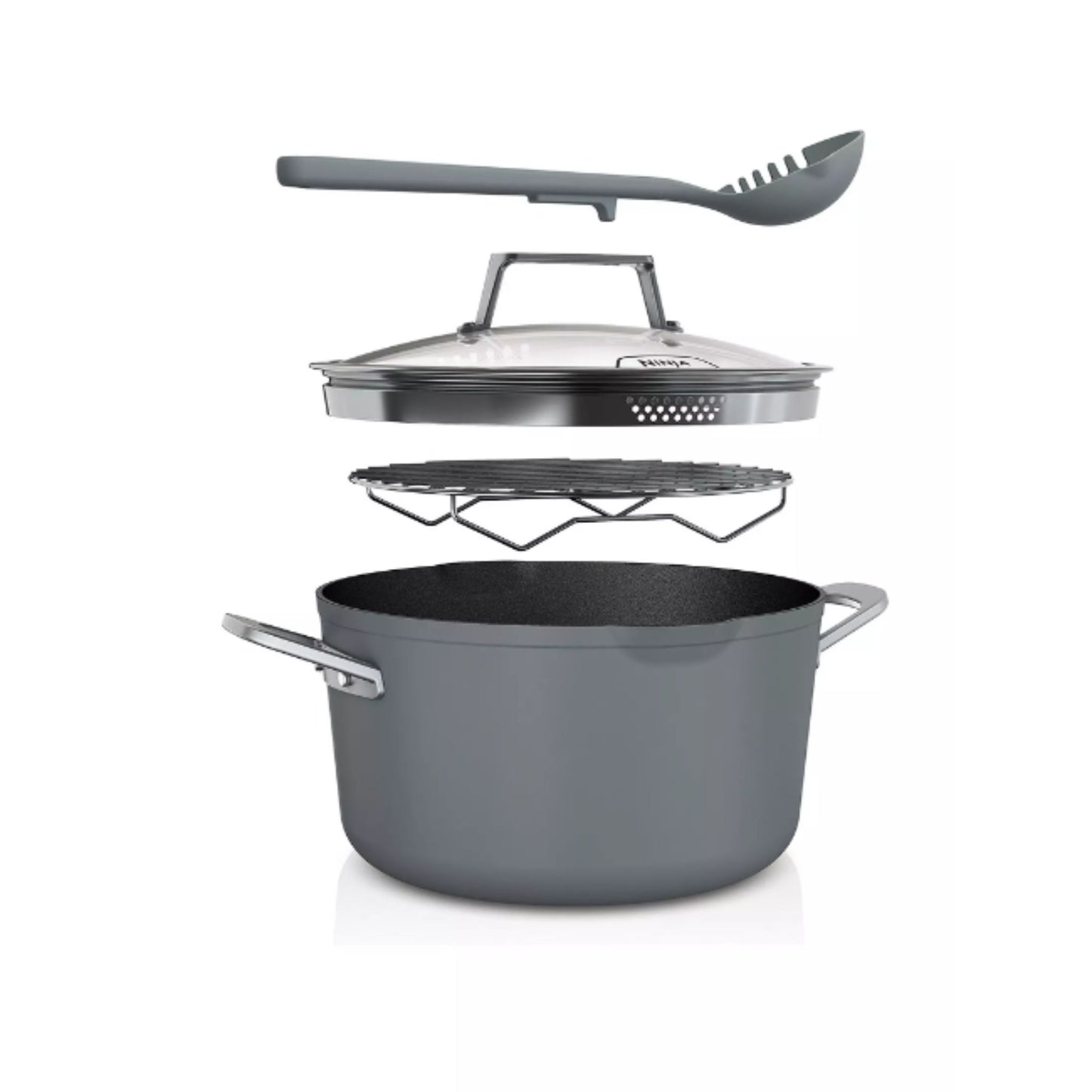 Ninja Foodi 8-in-1 PossiblePot with ZEROSTICK [Sea Salt Grey] CW202GYUK