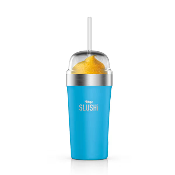 Ninja SLUSHi Insulated Bubble Cup with Lid & Straw – Bright Blue XSKBBLBLEUK